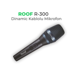 Roof R-300 Kablolu Dinamik El Mikrofonu